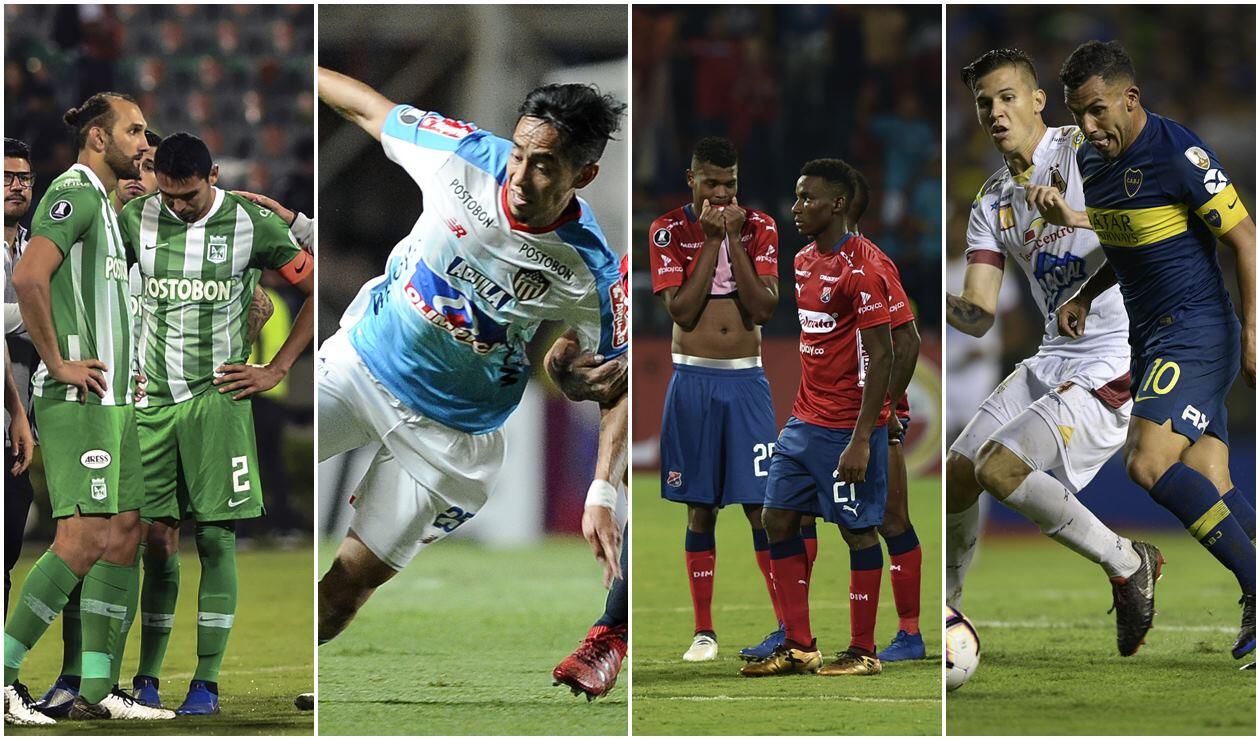 Atlético Nacional, Junior, Medellín y Tolima