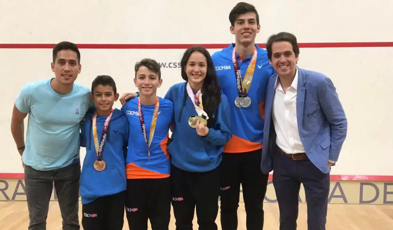 Colombia se destacó en el Suramericano juvenil de Squash