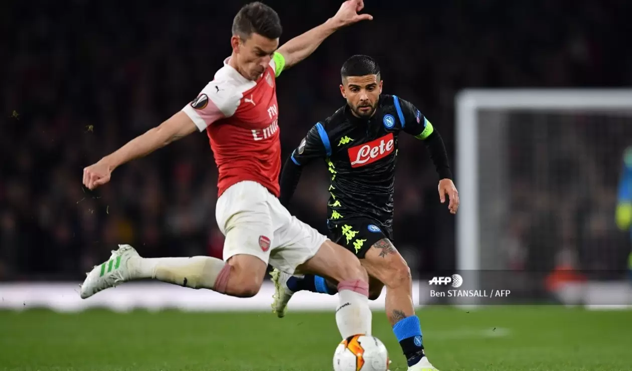 Arsenal dio buena cuenta del Napoli en cuartos de final de la Europa League