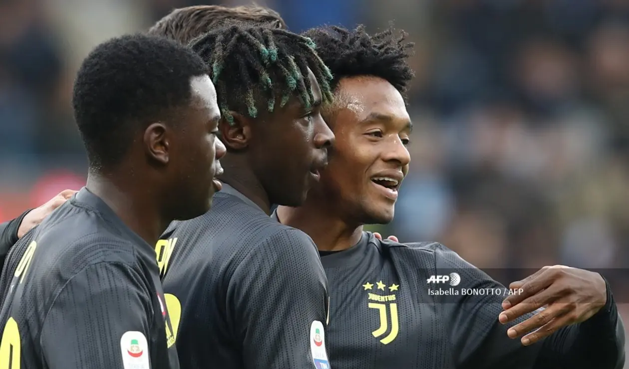 Juan Guillermo Cuadrado jugó los 90 minutos con la Juventus frente al SPAL