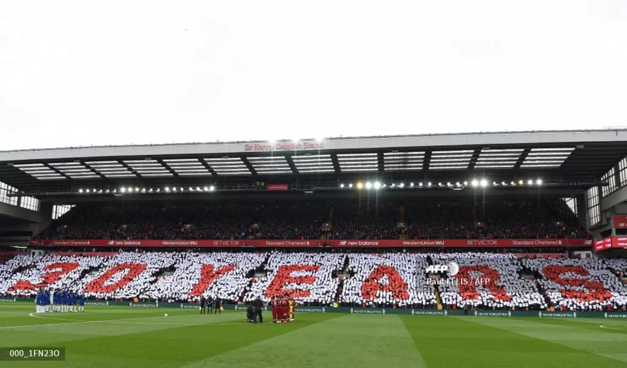 Liverpool recuerda a las víctimas de la tragedia de Hillsborough 