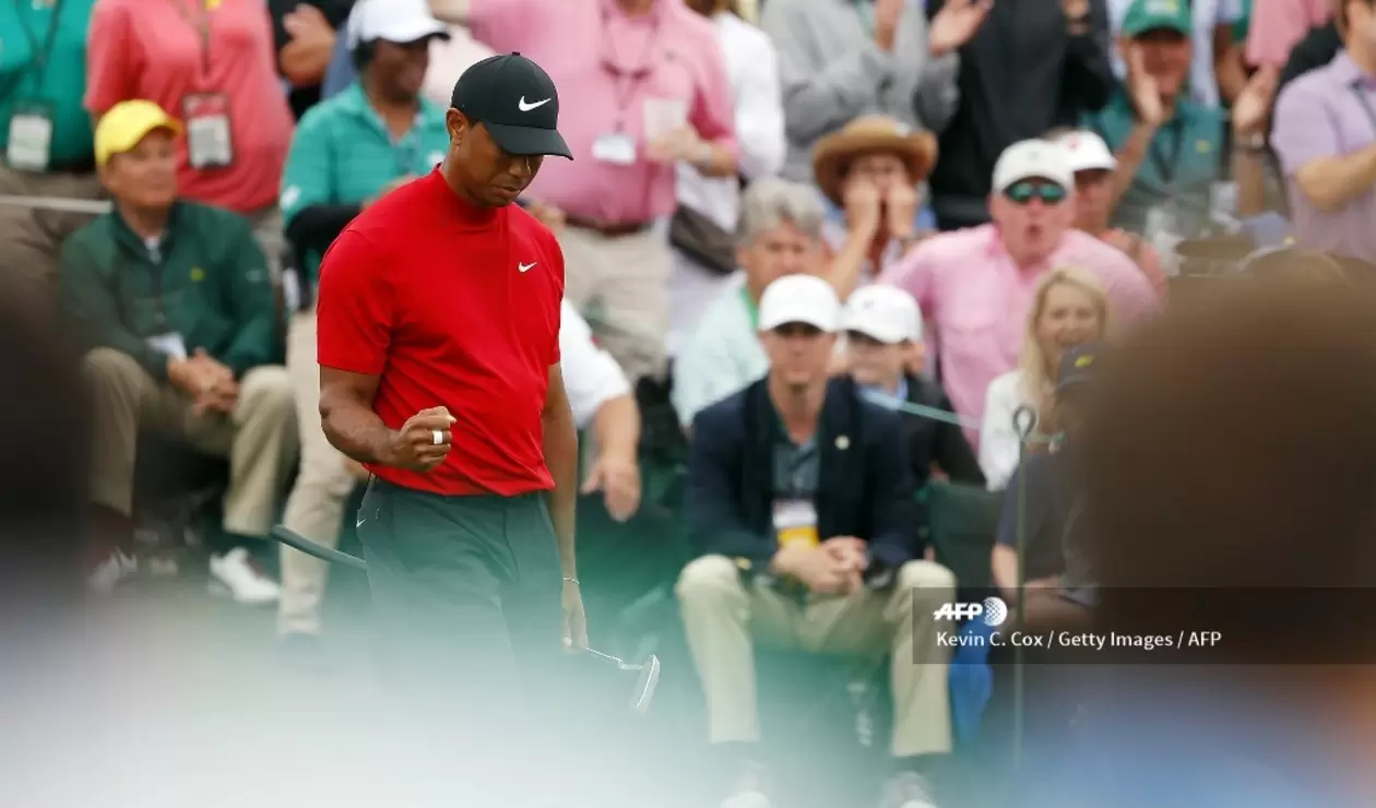 Catorce años pasaron para volver a ver a Tiger Woods ganando en Augusta