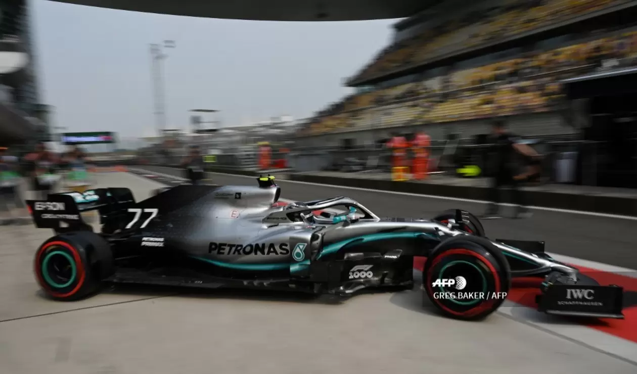 Valtteri Bottas se llevó la 'pole' en el Gran Premio de China de Fórmula 1 2019