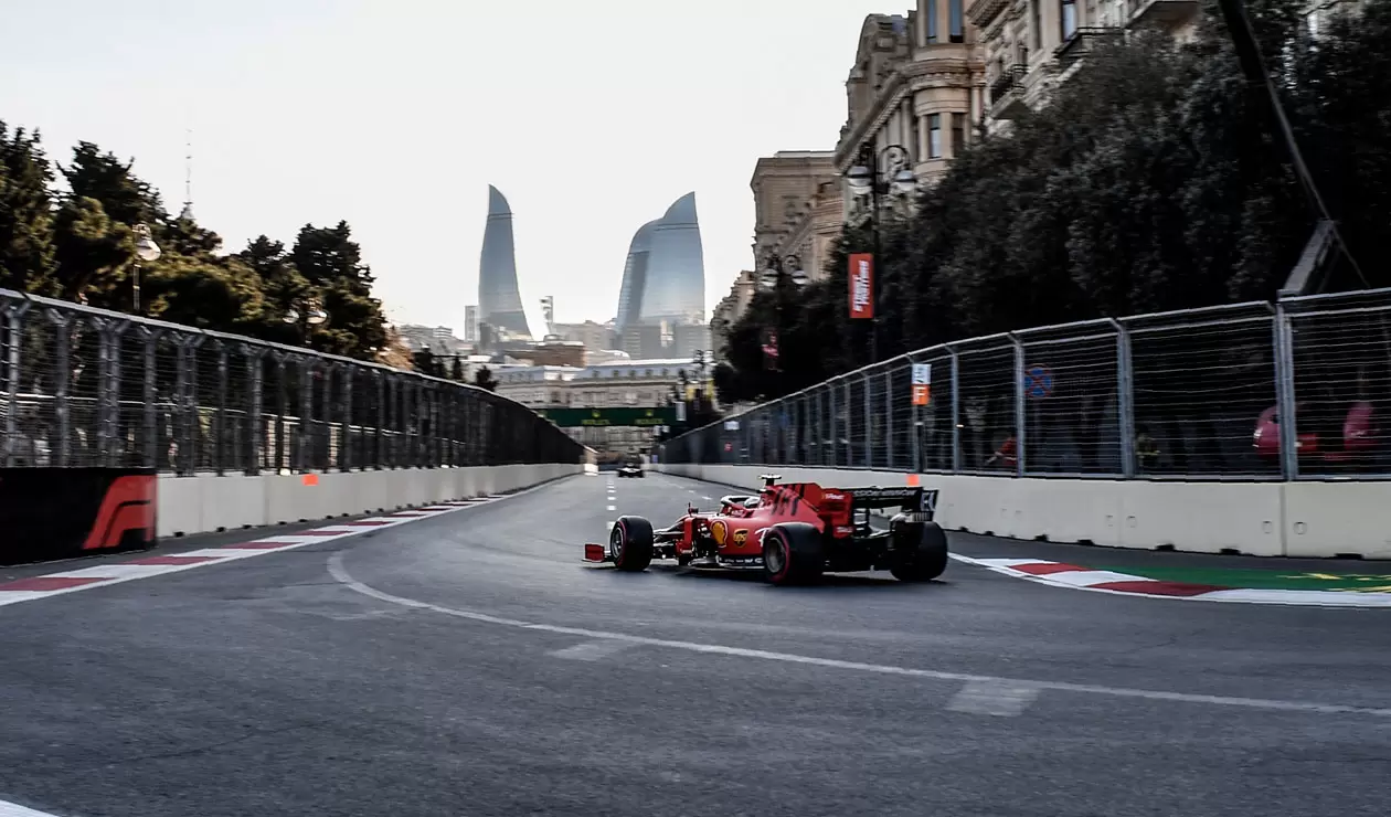 Ferrari dominó los ensayos libres del Gran Premio de Azerbaiyan 2019