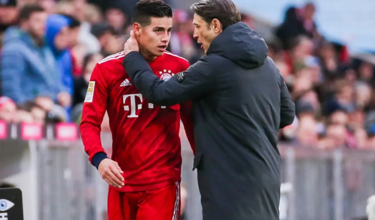 James Rodríguez y Niko Kovac