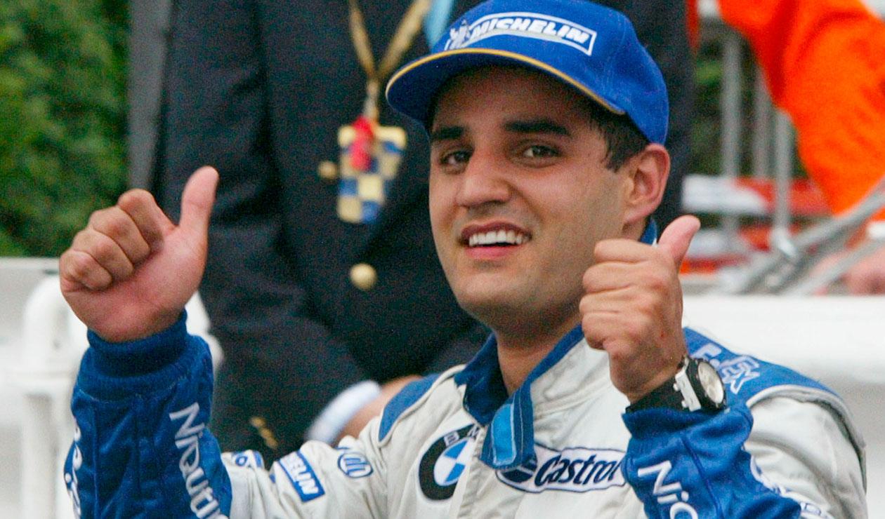 Juan Pablo Montoya cuando ganó el Gran Premio de Mónaco con la escudería Williams.