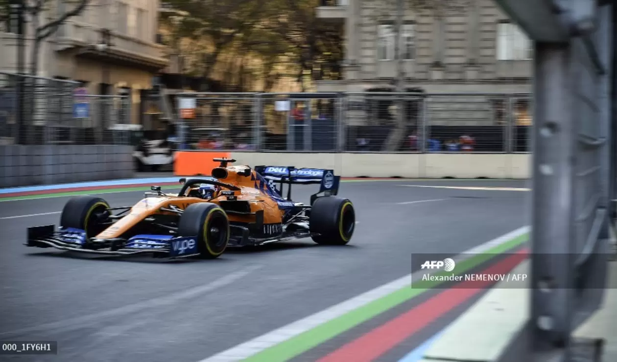 McLaren pudo ubicar a sus dos pilotos entre los diez primeros del Gran Premio de Azerbaijan