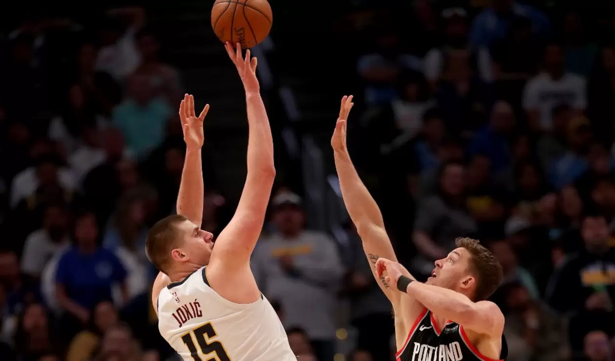 NBA: Nuggets vs Portland