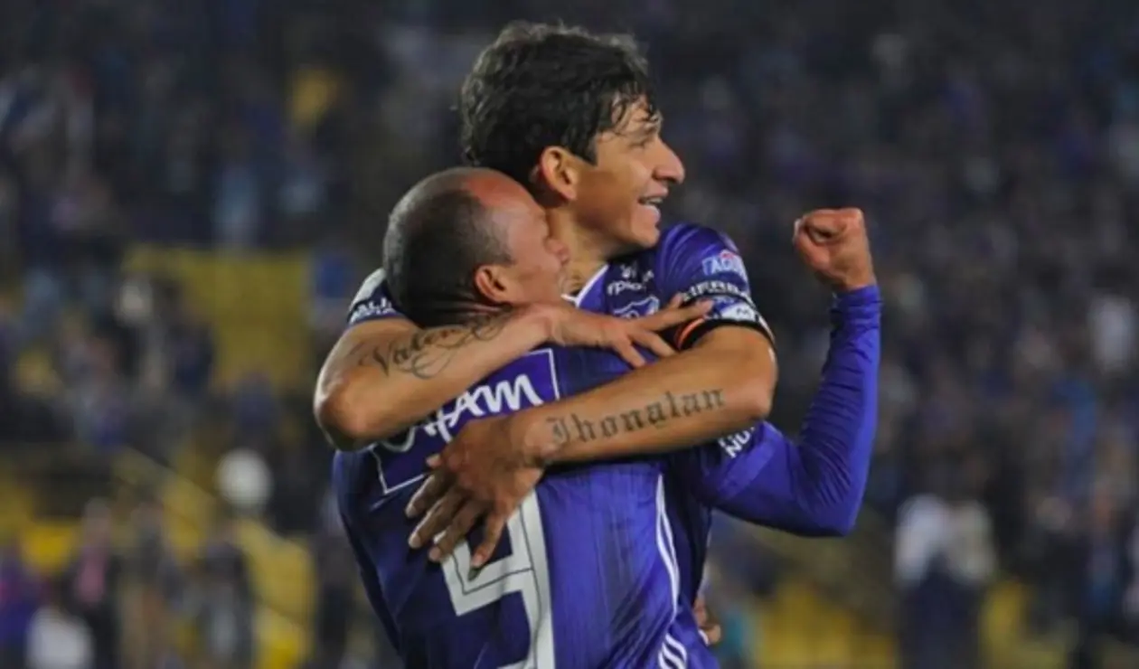 Roberto Ovelar y Juan David Pérez en Millonarios