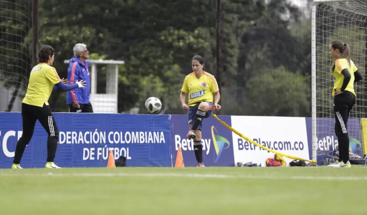 Selección Colombia Femenina- entrenamiento