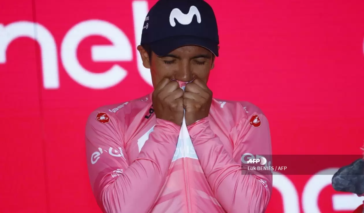 Giro de Italia tiene a un nuevo líder: el ecuatoriano Richard Carapaz