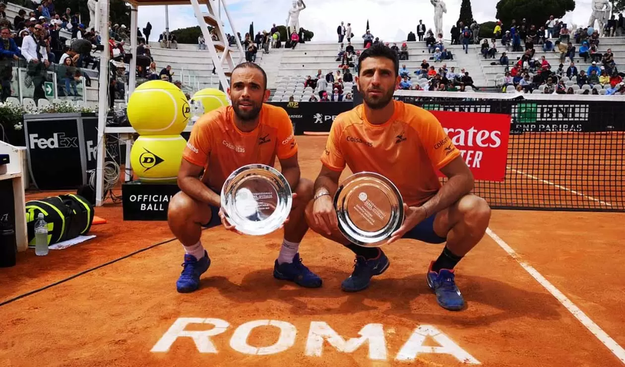 Juan Sebastián Cabal y Robert Farah conquistaron este domingo por segundo año consecutivo el título de dobles en el Masters 1000 de Roma