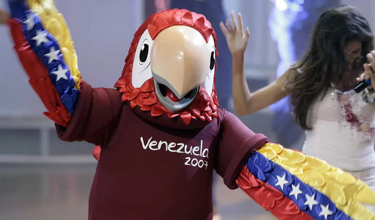 La mascota de la Copa América de Venezuela en 2007
