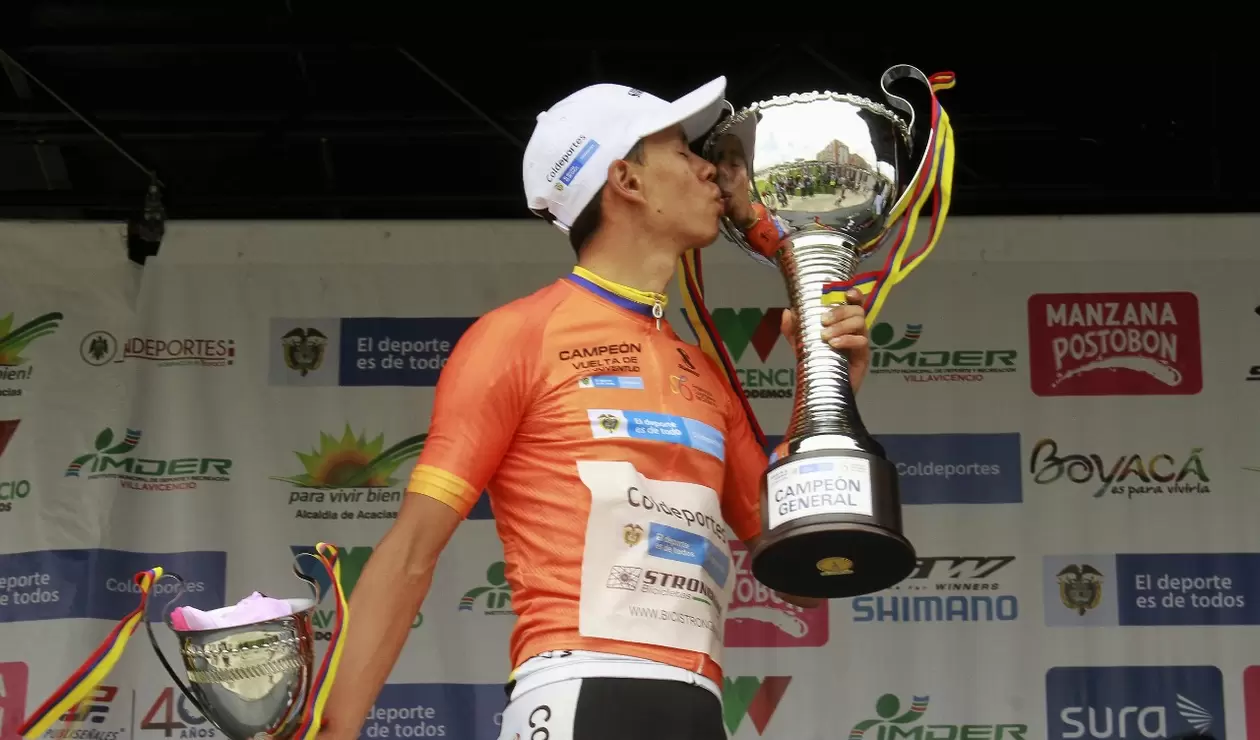 Jesús Peña, ganador de la Vuelta a la Juventud