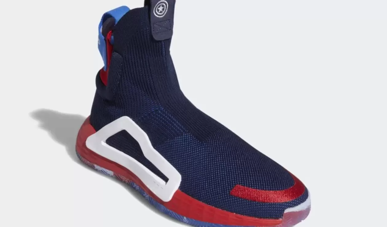 Zapatillas de Adidas del Capitán América 