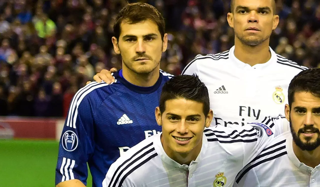 James · Real Madrid · Íker Casillas