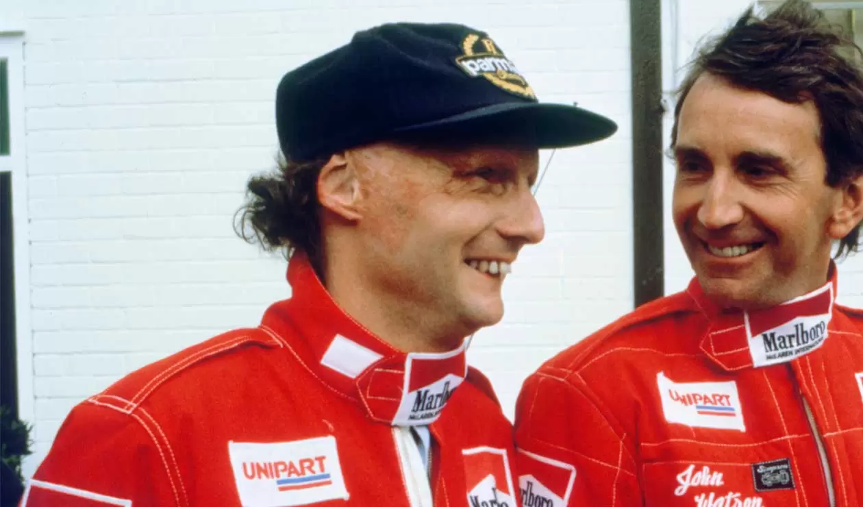 Niki Lauda en su paso por Ferrari, equipo con el que ganó dos títulos de la Fórmula 1