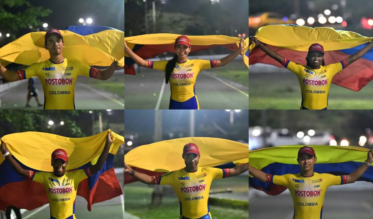Patinadores colombianos