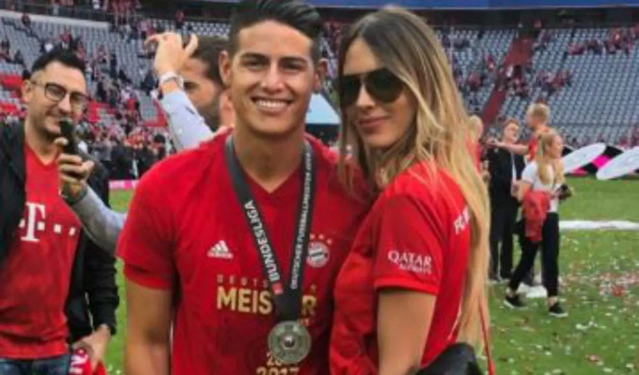 Shannon de Lima y James Rodríguez