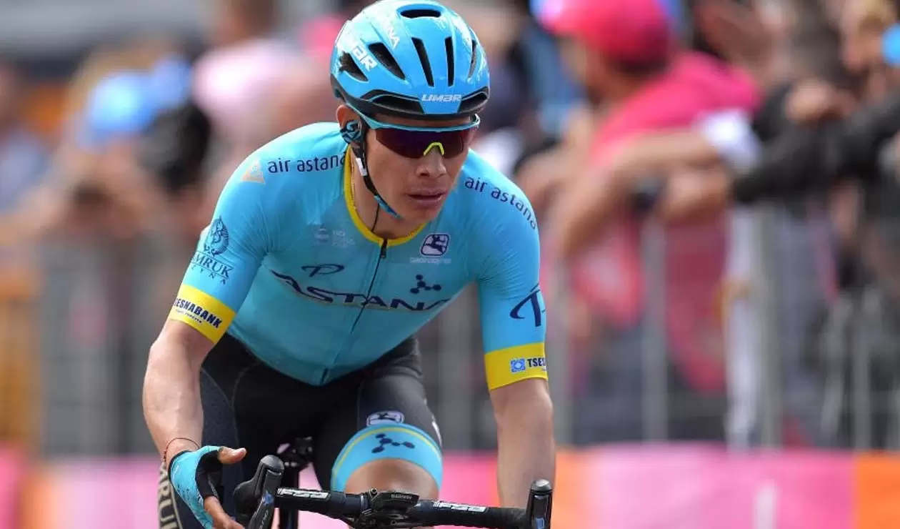 Miguel Ángel López recuperó tiempo en el Giro de Italia