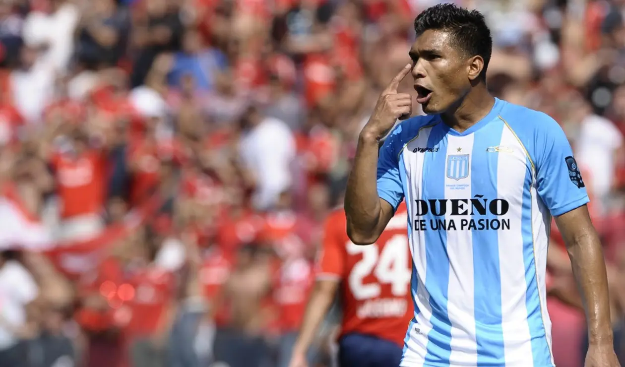 Teófilo Gutiérrez en su paso por Racing