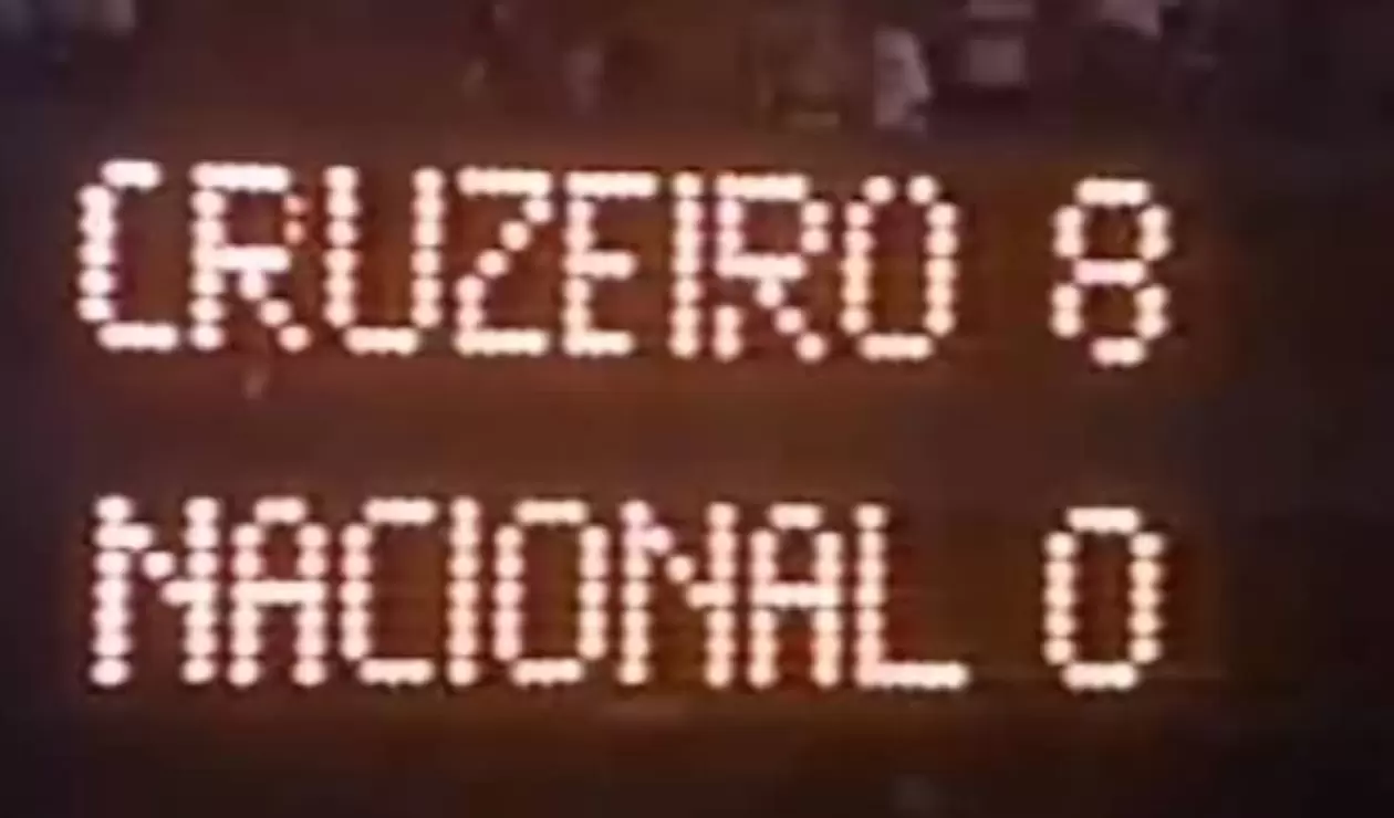 Atlético Nacional cayó goleado 4-0 ante Cruzeiro en Supercopa de 1992