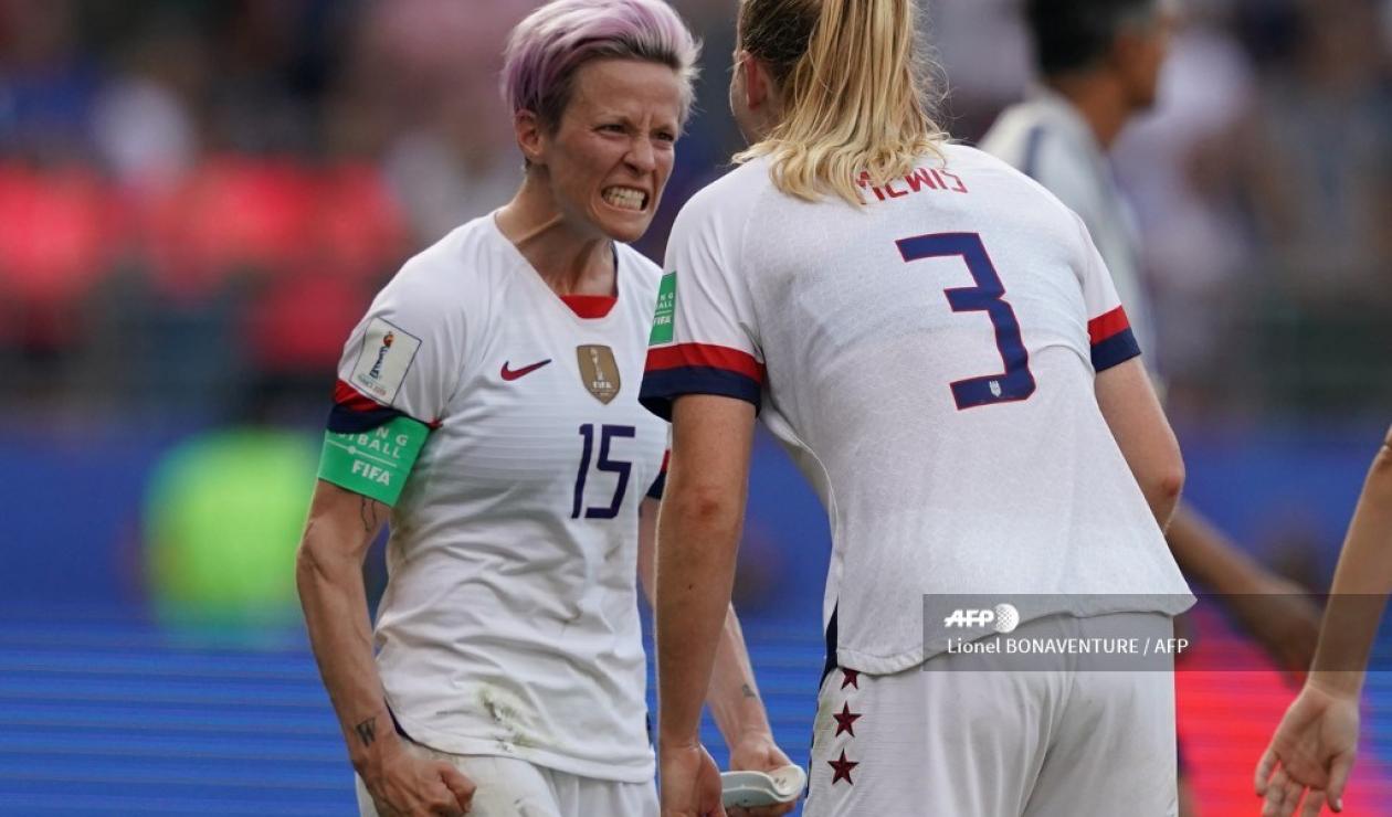Megan Rapinoe, cocapitana de la selección de fútbol femenino de EE.UU.