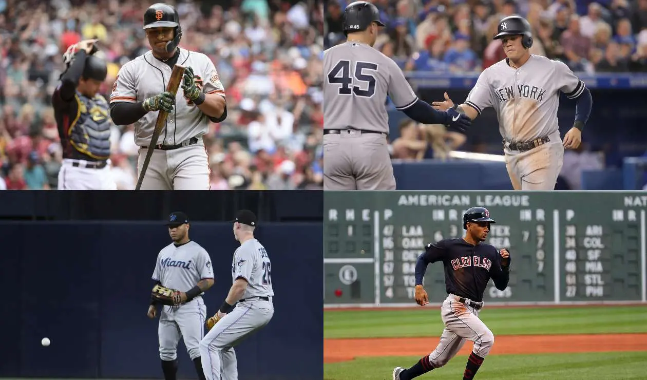 Colombianos este 5 de junio en Grandes Ligas