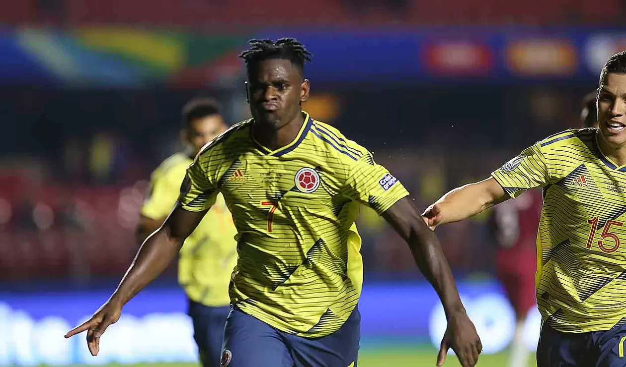 Colombia venció a Catar con gol de Duván Zapata en la Copa América. 