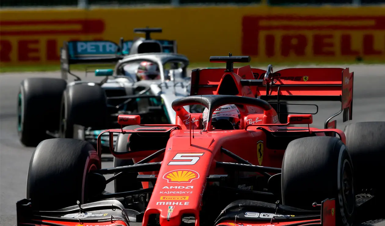 Sebastian Vettel, Lewis Hamilton, Canadá, 2019