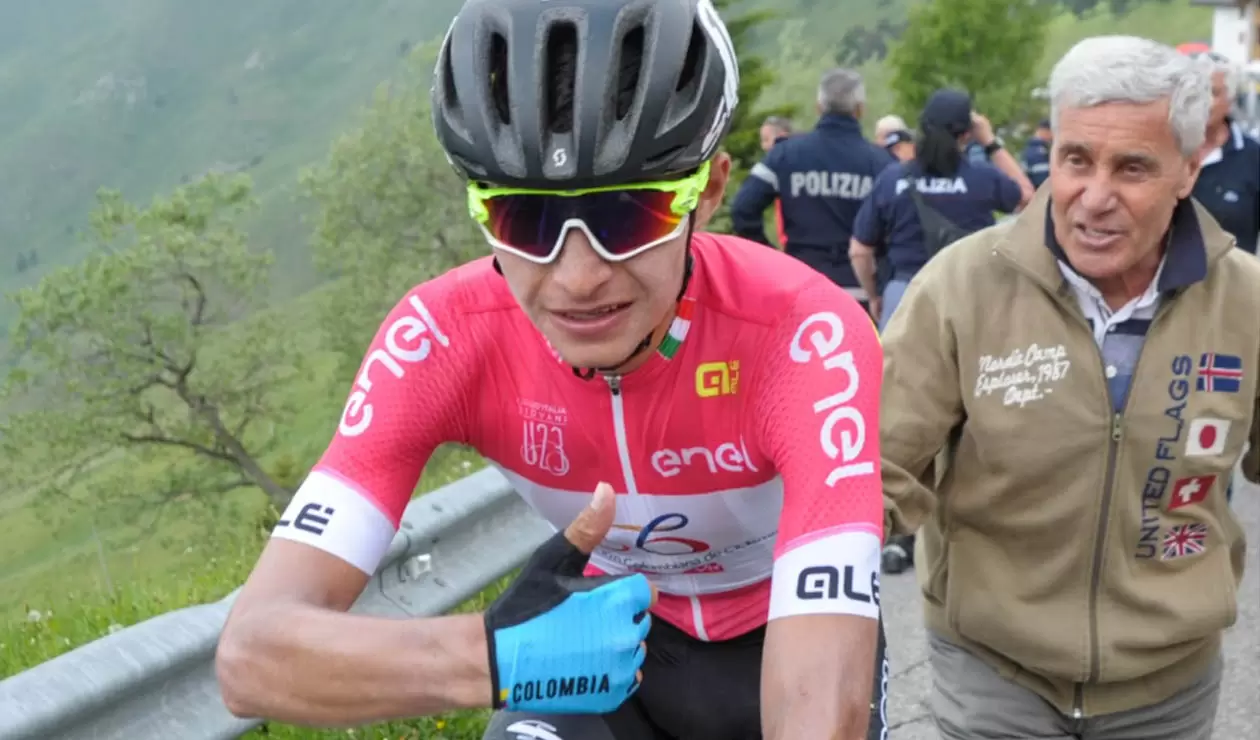 Camilo Ardila, actual líder del Giro de Italia Sub-23