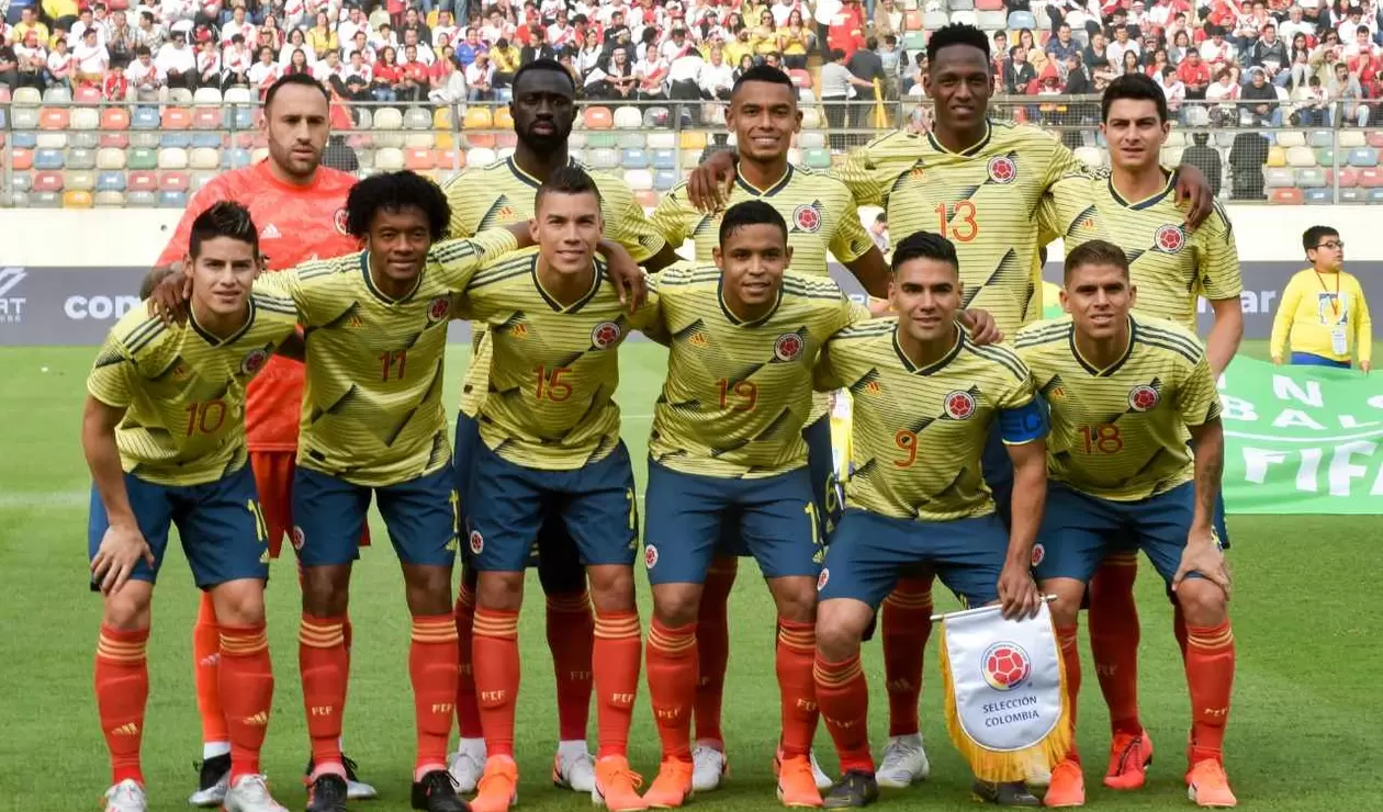 Selección Colombia vs Perú - amistoso 2019