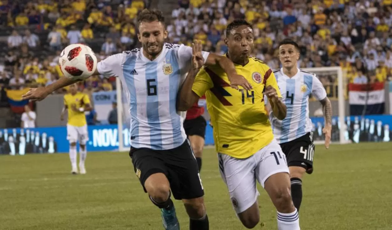 Colombia vs Argentina, amistoso 2018