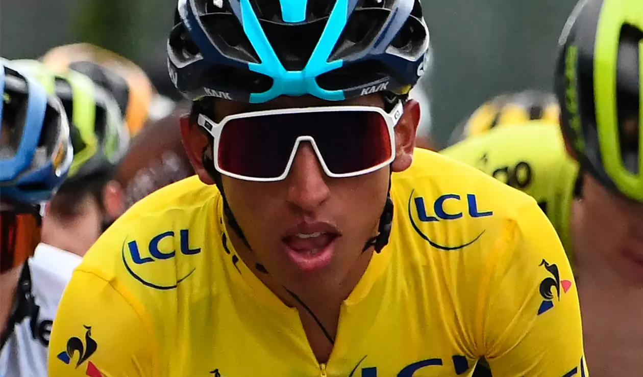 Egan Bernal, ciclista colombiano del Team Ineos