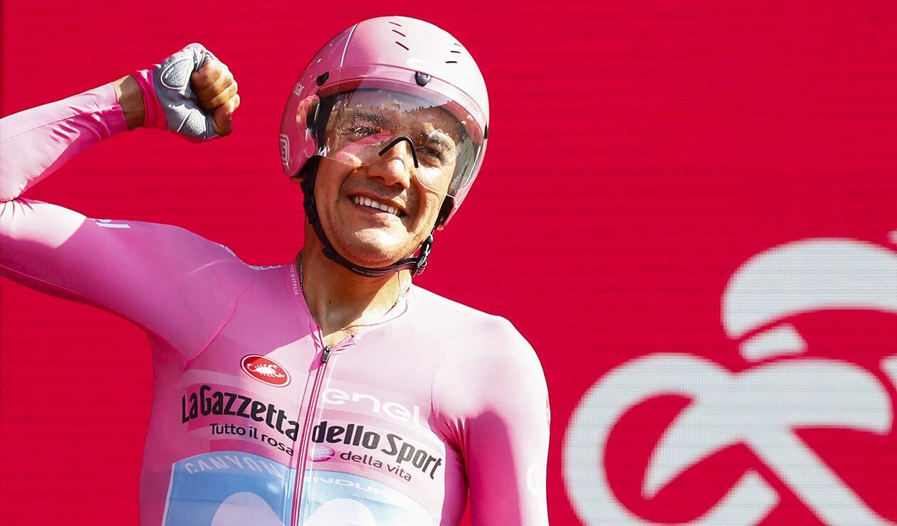 Richard Carapaz, campeón del Giro de Italia