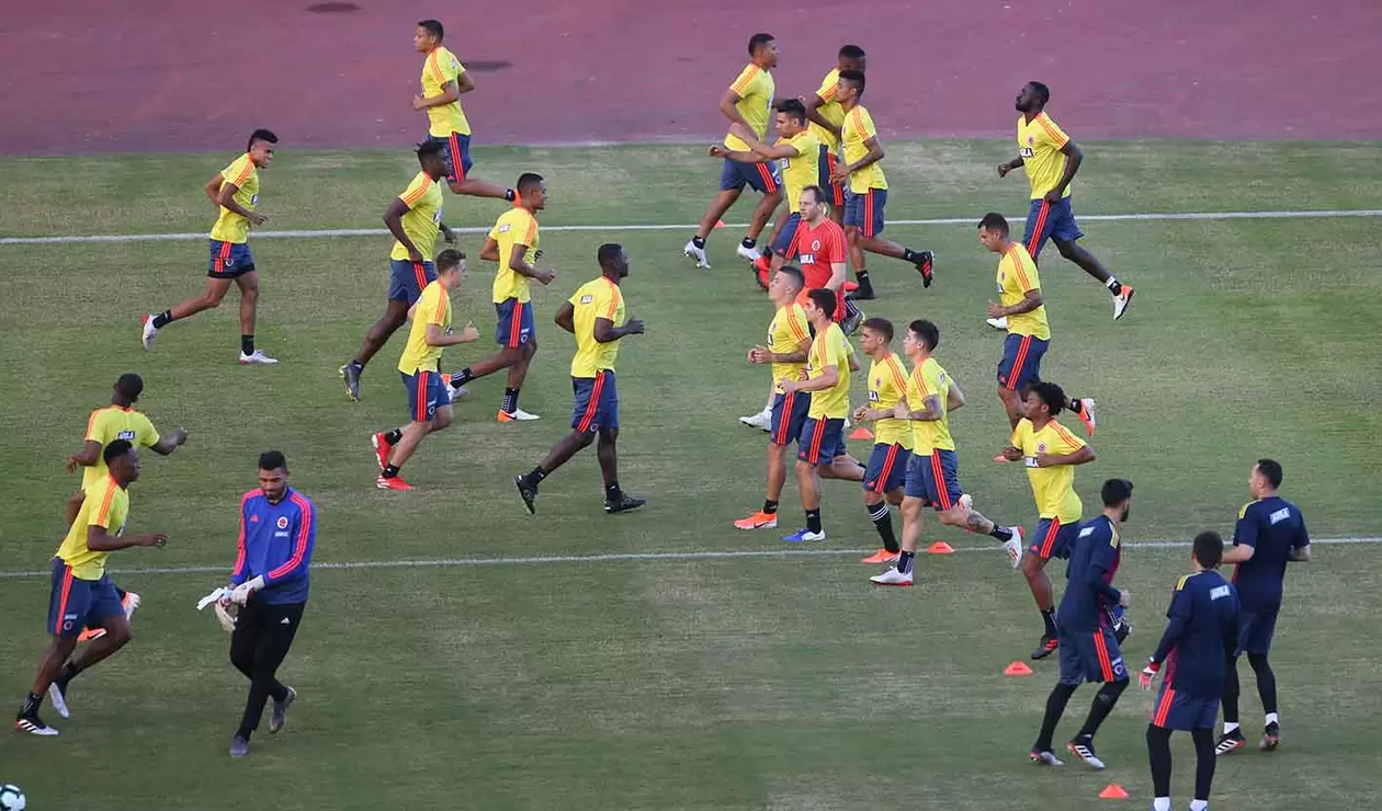 Selección Colombia - entrenamiento Copa América