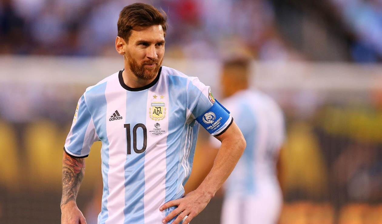Lionel Messi, jugador de la Selección de Argentina