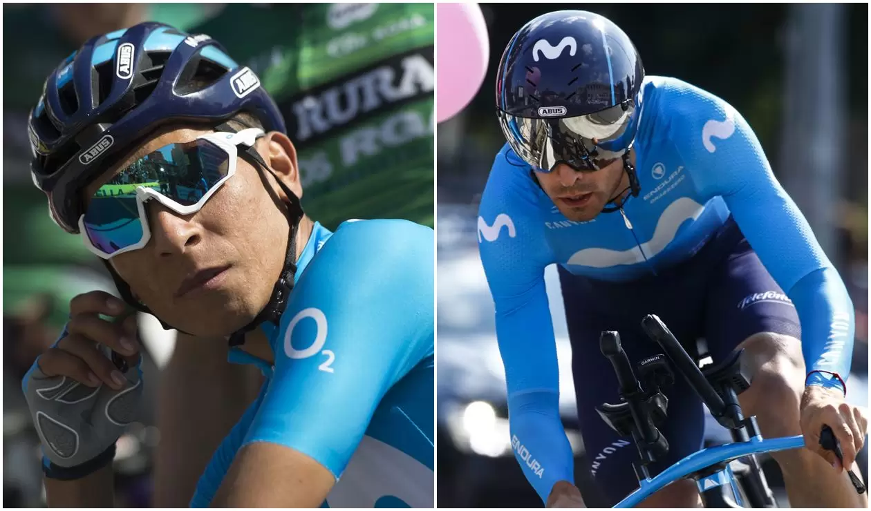 Nairo Quintana y Mikel Landa - Movistar Team