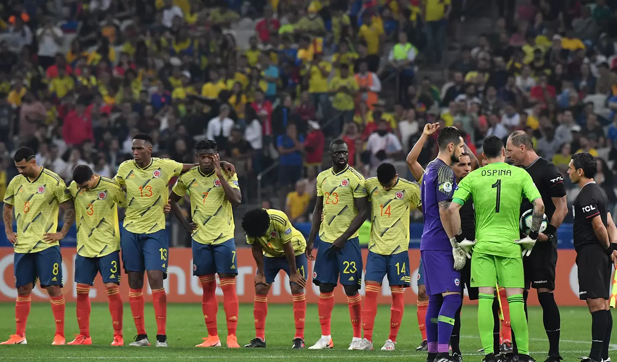 La Selección Colombia tras quedar eliminada de la Copa América Brasil 2019