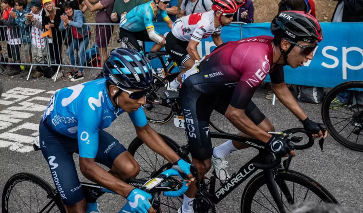 Nairo Quintana, Egan Bernal, Tour de Francia 2019