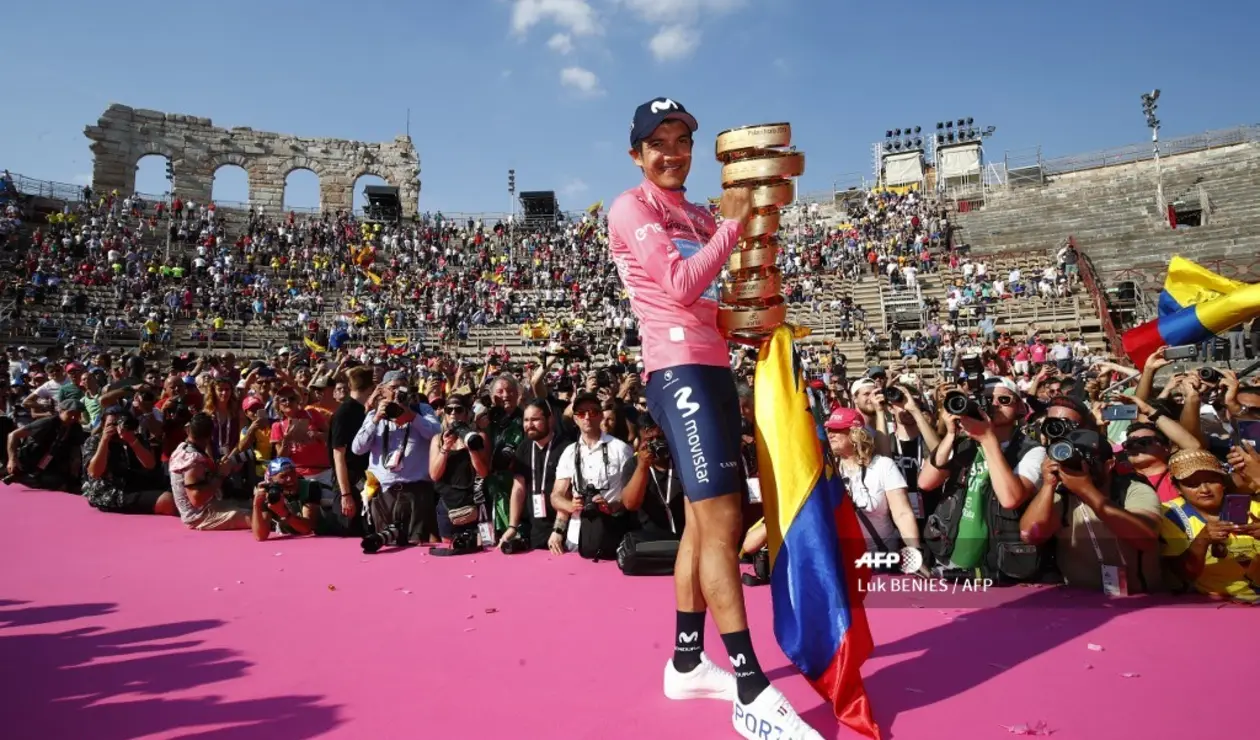 Richard Carapaz, ciclista ecuatoriano