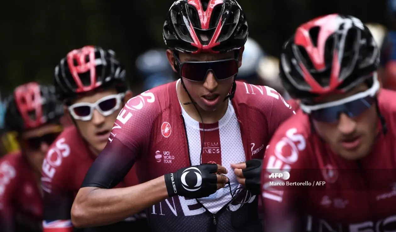 Egan Bernal, ciclista del Team Ineos