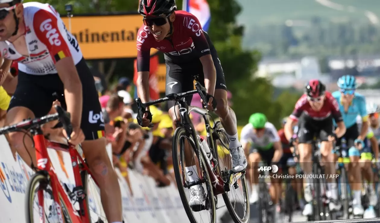 Egan Bernal en el Tour de Francia