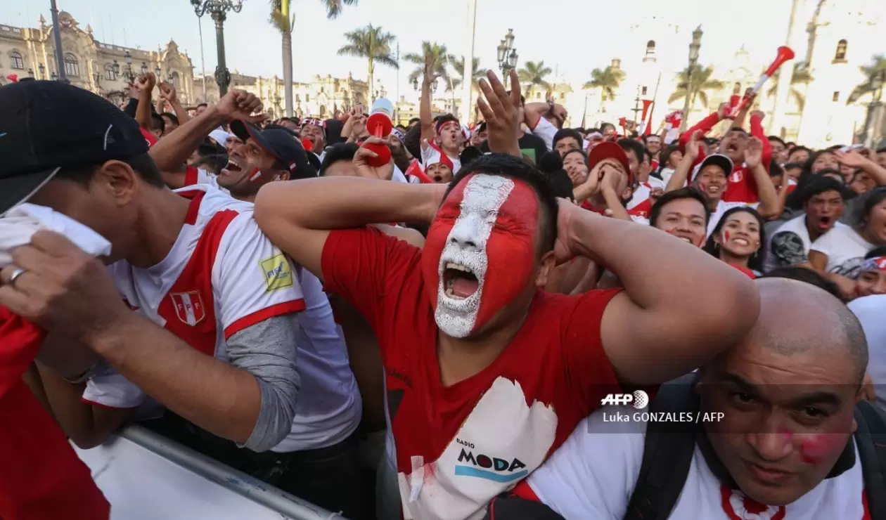 Hinchas peruanos en la Copa América 2019