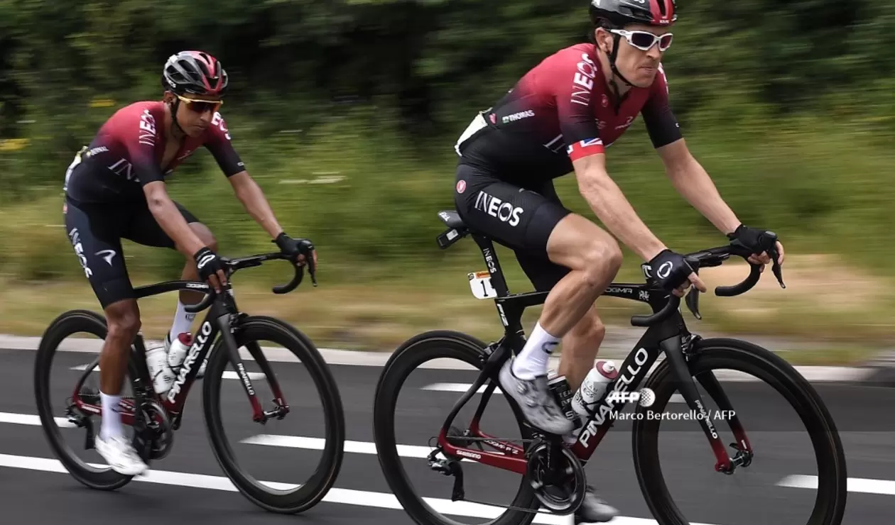 Egan Bernal y Geraint Thomas - Tour de Francia 2019