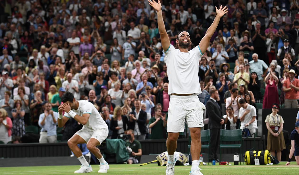 Robert Farah y Juan Sebastián Cabal en el All England Club de Londres