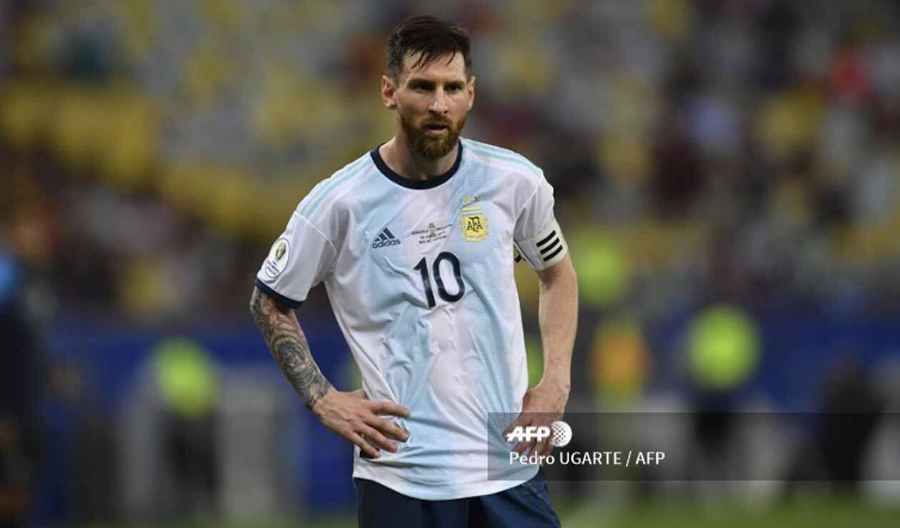 Lionel Messi, jugador de Argentina