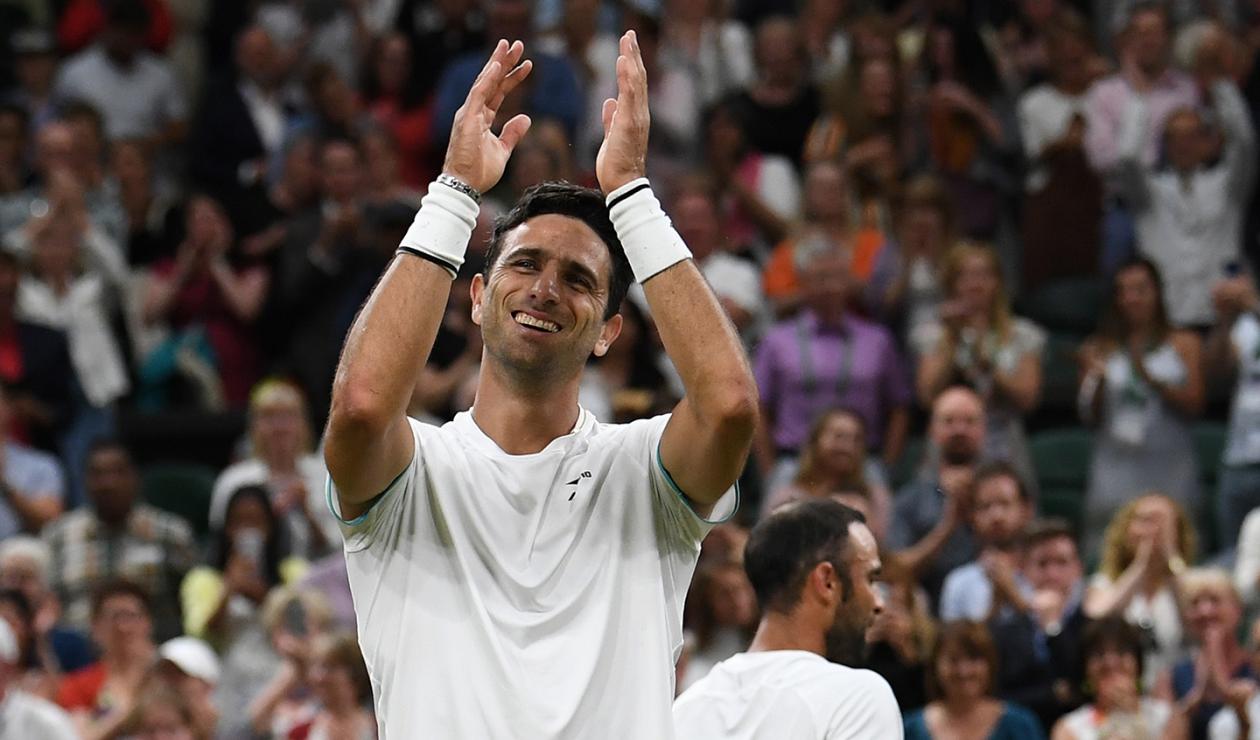 Robert Farah, tenista colombiano, en el All England Club de Londres