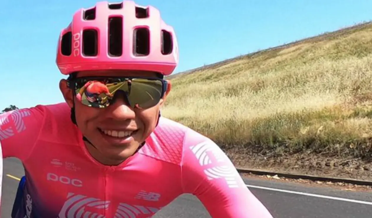 Sergio Higuita, ciclista colombiano del Education First