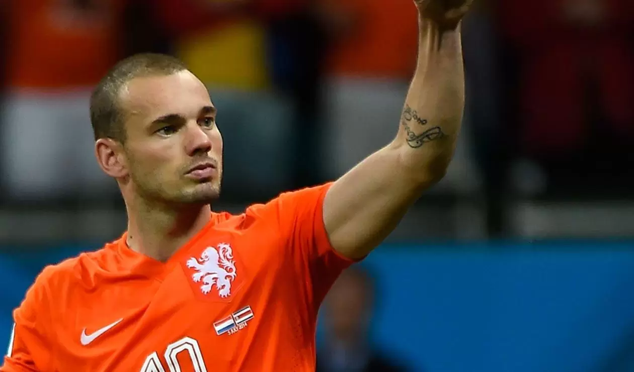 Wesley Sneijder, jugador holandés 